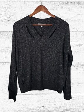 Red Haute Metallic Sweater